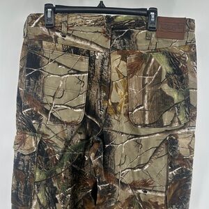Wrangler Pro Gear Real Tree Camo Cargo Pants Men’s 36x32 Brand New
